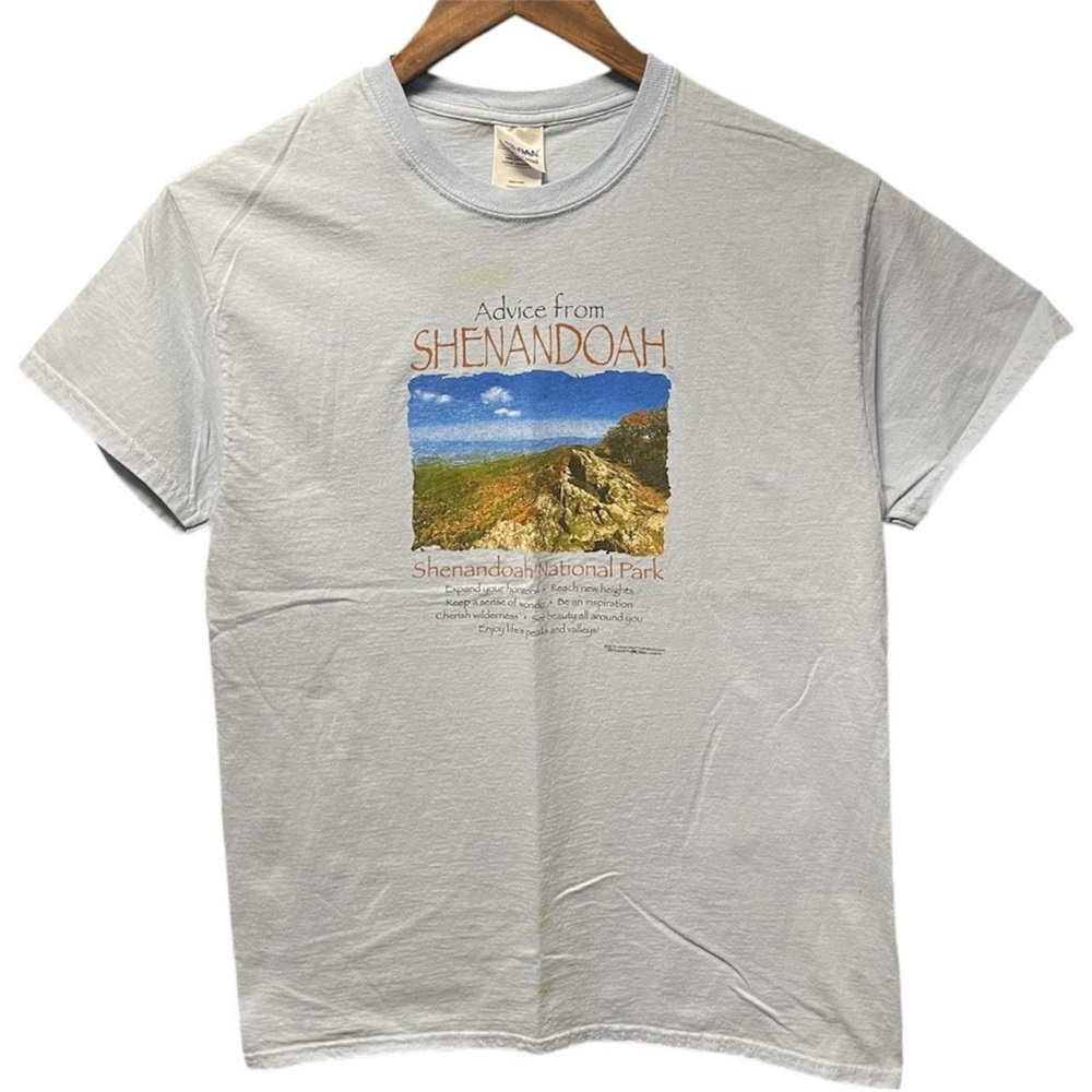 2015 Shenandoah national Park front graphic short sleeve crewneck nature T-shirt